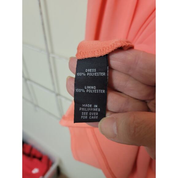IZ Byer Womens Coral Dress Sz Med - Picture 7 of 7
